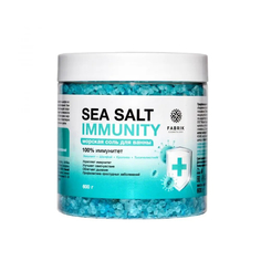 Соль для ванны Fabrik Cosmetology Sea Salt Immunity морская 100% иммунитет банка 600 г