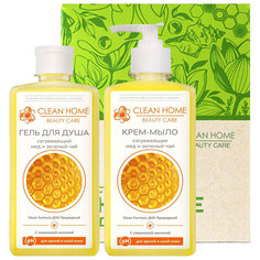 Набор Clean Home Beauty Care Согревающий гель для душа 350 мл + крем-мыло 350 мл