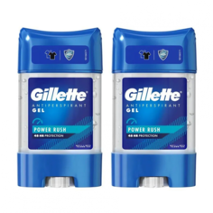 Дезодорант-антиперспирант Gillette Power Rush гГелевый , 70 мл х 2шт