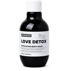 Черный гель для душа LOVE DETOX Wonder Lab Cosmetics