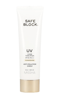 Солнцезащитное средство Missha Safe Block RX UV Cover Tone Up Sun SPF 50+ PA++++, 50 мл