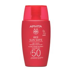 Солнцезащитная эмульсия Apivita Bee Sun Safe Dry Touch Invisible Face Fluid SPF 50