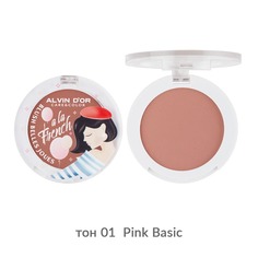 Румяна Для Лица Blush Belles Joues Alvin Dor A La French Тон 01 Pink Basic