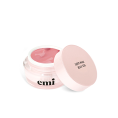 E.Mi, Камуфлирующий гель-желе для моделирования Soft Pink Jelly Gel, 50 г. EMI
