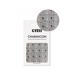 E.Mi, 3D-стикеры №200 Гирлянда Charmicon 3D Silicone Stickers EMI