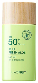 Гель солнцезащитный The Saem Jeju Fresh Aloe Sun Gel с экстрактом алоэ, 60 г