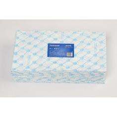 Полотенце White line 45 90 пачка голубой 50шт