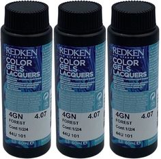 Краска для волос Redken Color Gels Lacquers 4GN P1593000 3*60 мл Forest