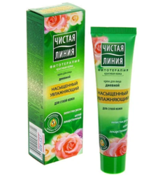 Крем дневной для лица Чистая линия увлажняющий, для сухой кожи, 40 мл