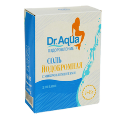 Соль для ванн морская Dr Aqua природная йодобромная 500 г Dr.Aqua