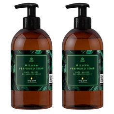 Мыло жидкое парфюмированное Grass Milana Green Deep 300 мл - 2 шт