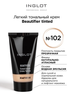 Тональный крем INGLOT легкий Beautifier tinted 102