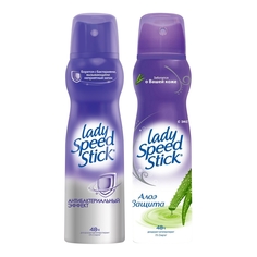 Набор дезодорант Lady Speed Stick Для чувствительной кожи + Антибактериальный эффект