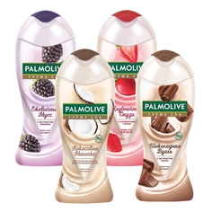 Набор гелей для душа Palmolive Гурмэ СПА Ежевика и Клубника и Кокосовое молочко и Шоколад