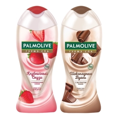 Набор гелей для душа Palmolive Гурмэ СПА Клубничный Смузи и Шоколадная Вуаль по 250 мл