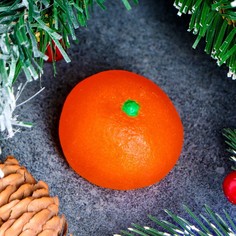 Фигурное мыло Мандарин 4х4х4см No Brand