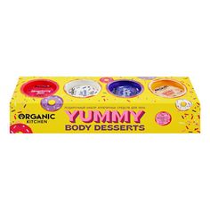 Набор косметики для тела Organic Kitchen Yummy Desserts для женщин 4 предмета