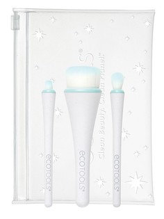 Набор мини-кистей для макияжа с косметичкой EcoTools All Eyes On Me Mini 360