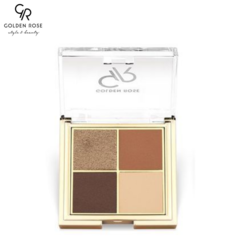 Тени Для Век Golden Rose Серии Quattro Eyeshadow Palette 04 Coffee Dream