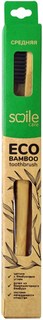 Зубная щетка Smile Care Eco Bamboo с щетиной и бамбуковым углем средней жесткости