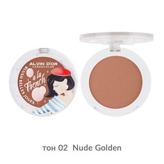 Румяна Для Лица Blush Belles Joues Alvin Dor A La French Тон 02 Nude Golden