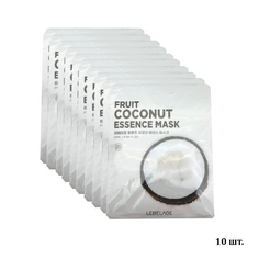 Тканевая маска для лица Lebelage с экстрактом кокоса 25 мл 10 шт