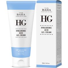 Крем-гель для лица с гиалуроновой кислотой Cos De BAHA HG Hyaluronic Gel Cream, 120 мл
