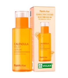 Облегчающая сыворотка с календулой Farmstay Vegan Calendula Relief Serum, 50 мл