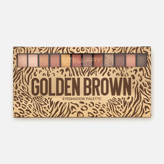 Палетка теней для век Stellary Golden Brown, 12 оттенков, 13,44 г