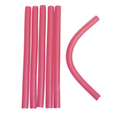 Бигуди бумеранги для волос UltraMarine розовые 6 шт