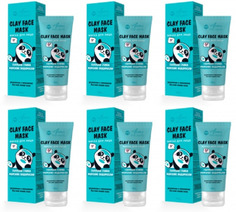 Маска для лица VILSEN с голубой глиной и морскими водорослями, 100мл,6 шт