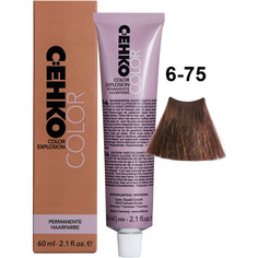 Крем-краска для волос C:ehko Color Explosion 6-75 ореховый 60 мл