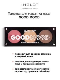 Палетка для макияжа лица INGLOT Palette Face Good Mood