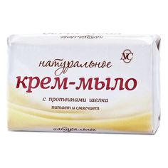 Крем-мыло Натуральное Невская Косметика с протеинами шелка 90 гр