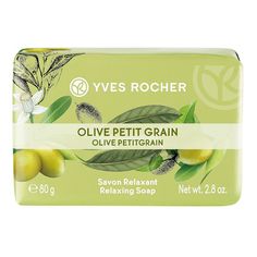 Мыло туалетное Yves Rocher для рук олива и петигрейн 80 г