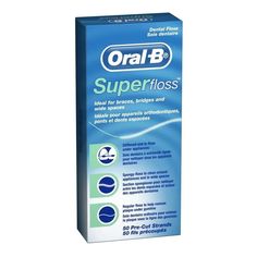 Нить межзубная Oral-B Super Floss, 50 шт по 60 см