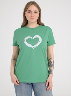 Футболка женская Апрель 1ЖДФК3956001 зеленая 104/164