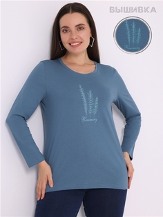 Лонгслив женский Апрель 594жен001РП голубой 108/164
