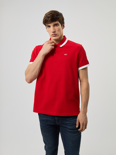 Рубашка-поло мужская Tommy Jeans DM0DM18313 красный-XNL S