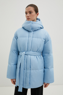 Пуховик женский Finn-Flare FWD11054 голубой XS