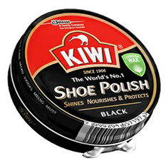 Гуталин для обуви Kiwi Shoe Polish черный 50 мл