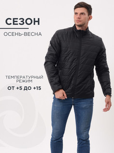 Куртка мужская CosmoTex Контур черная 120-124/182-188