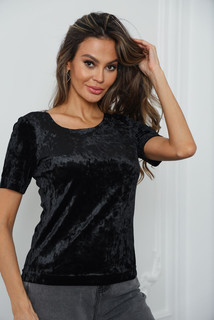 Блуза женская by Ksenia Avakyan 99-00 черная 56 RU