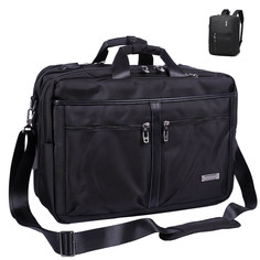 Сумка-рюкзак мужская Hedgard 1340 черная, 30х42х14 см