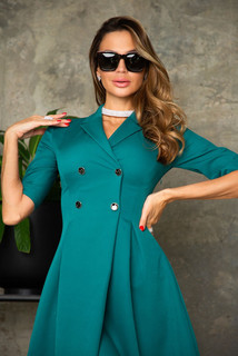 Платье женское by Ksenia Avakyan 55800 зеленое 52 RU