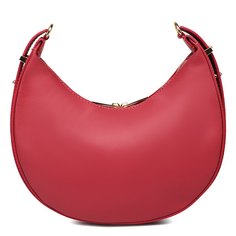 Сумка-багет женская Diva`s Bag R2383 серо-розовая