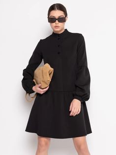 Платье женское Vera Nova 0-492 черное 50 RU