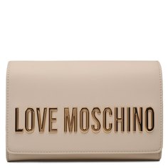 Сумка клатч женская Love Moschino JC4103PP светло-бежевая