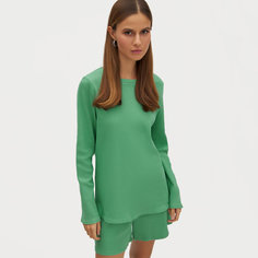 Лонгслив женский Kuchenland Vestalia зеленый XL