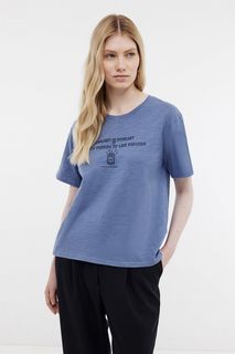 Футболка женская Baon B2324065 голубая XXL